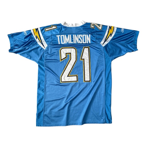 SAN DIEGO CHARGERS Vintage Men’s Jersey Reebok #21 LADAINIAN TOMLINSON (Size 52)